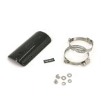 H - carbon - s. c sticker protecteur de tuyau d'�chappement moto honda, yamaha, kawasaki, suzuki, benelli, ...