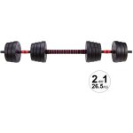 Halt�res modulables 2 en 1 avec barre d'extension 26. 5 kgs