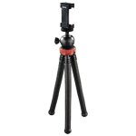 Hama  flexpro  tr�pied smartphone / action cam�ra 3 pieds noir et rouge