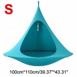 Hamac de camping en plein air, chaise pivotante avec porte a fermeture eclair, chambre d'enfant, fitness, ...