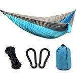 Hamac de camping en plein air, lit d'arbre, balanoire, coussin de chaise suspendue, accessoires de camping ...