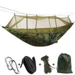 Hamac de camping en plein air, lit - balançoire, parachute, haute résistance, avec moustiquaire, 1 ou ... Hamac de camping en plein air, lit - balançoire, parachute, haute résistance, avec moustiquaire, 1 ou ...