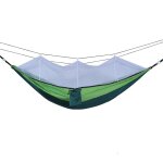 Hamac de camping, lit - balanoire, portable, avec moustiquaire, pour 1 a 2 personnes, pour la chasse, ...