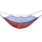 Hamac de camping, lit - balanoire, portable, avec moustiquaire, pour 1 a 2 personnes, pour la chasse, ...