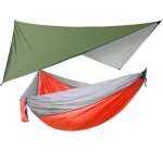 Hamacs de camping portables avec auvent, tente, mouche de pluie, extrieur, intrieur, sac a dos, voyage, ...