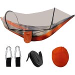 Hamac d'extrieur avec moustiquaire, portable, en nylon, respirant, a schage rapide, capacit de charge ...