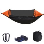 Hamac avec moustiquaire a ouverture rapide automatique, electrophortique, hamac suspendu avec boucle ...