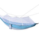Hamac parachute en tissu nylon, lit balan�oire, facile a transporter, pour camping, jardin, sport, chasse, ...