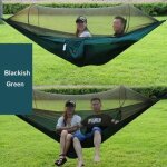 Hamac portable, lit - balançoire, deux places, avec moustiquaire, pour voyage, survie, extérieur, camping, ... Hamac portable, lit - balançoire, deux places, avec moustiquaire, pour voyage, survie, extérieur, camping, ...