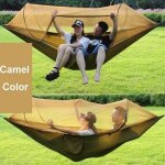 Hamac portable, lit - balançoire, deux places, avec moustiquaire, pour voyage, survie, extérieur, camping, ... Hamac portable, lit - balançoire, deux places, avec moustiquaire, pour voyage, survie, extérieur, camping, ...