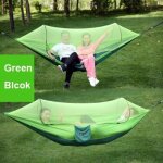 Hamac portable, lit - balançoire, deux places, avec moustiquaire, pour voyage, survie, extérieur, camping, ... Hamac portable, lit - balançoire, deux places, avec moustiquaire, pour voyage, survie, extérieur, camping, ...