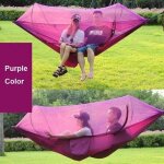 Hamac portable, lit - balançoire, deux places, avec moustiquaire, pour voyage, survie, extérieur, camping, ... Hamac portable, lit - balançoire, deux places, avec moustiquaire, pour voyage, survie, extérieur, camping, ...