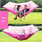 Hamac portable, lit - balançoire, deux places, avec moustiquaire, pour voyage, survie, extérieur, camping, ... Hamac portable, lit - balançoire, deux places, avec moustiquaire, pour voyage, survie, extérieur, camping, ...
