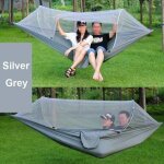 Hamac portable, lit - balançoire, deux places, avec moustiquaire, pour voyage, survie, extérieur, camping, ... Hamac portable, lit - balançoire, deux places, avec moustiquaire, pour voyage, survie, extérieur, camping, ...