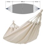 Hamac en toile blanche, balanoire d'extrieur, dcoration de jardin, voyage de camping en plein air