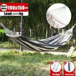 Hamac en toile a rayures, portable, simple, double, epais, anti - renversement, voyage, camping, balançoire, ... Hamac en toile a rayures, portable, simple, double, epais, anti - renversement, voyage, camping, balançoire, ...