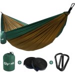 Hamac ultra l�ger pour ext�rieur - avec cordes de suspension et mousquetons en acier - charge maximale ...