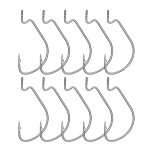 Hame�ons de p�che a manivelle large en acier au carbone, hame�on de p�che a d�calage, pour leurre souple, ...