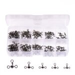 Hame�ons de p�che, baril pivotant, 3 voies, ligne crois�e, accessoires durables, connecteur de mat�riel ...