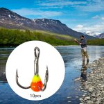Hameon triples de pche sur glace, equilibreurs, pour truites, bar, brochet, perche, carpe, hiver