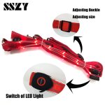 Harnais de bar en nylon avec lumière clignotante led, equipement de cheval, plastron, pour sports de ... Harnais de bar en nylon avec lumière clignotante led, equipement de cheval, plastron, pour sports de ...