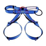 Harnais d'escalade ceinture r��glable plus large bleu ds3484