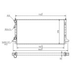 Hart 601 450 radiateur, refroidissement du moteur pour vw
