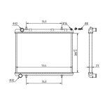 Hart 612 318 radiateur, refroidissement du moteur pour citro�n, peugeot
