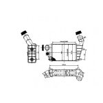 Hart 612 714 intercooler, echangeur pour alfa romeo