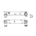 Hart 630 290 intercooler, echangeur pour bmw