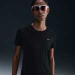 Haut de running a manches courtes dri - fit nike tempo pour femme - noir - s (fr 38 - 40)