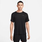 Haut de running a manches courtes dri - fit uv nike miler pour homme - noir - l