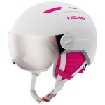Head - kid's maja visor s2 (vlt 20%) - casque de ski taille 47 - 51 cm - xxs, gris / blanc