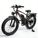 Headeer bd2640 v�lo electrique fat bike 26 pouces, batterie 48v 21. 6ah, 45 km / h, pneus neige 26x4. ...