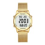 Hearkent - montre numrique de dehors pour femme, podomtre, compteur de pas, calrespiration, miles, ...