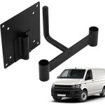 Heberuck support tv vesa 75 / 100 mm pour camping - car vw t5 / t6, ecran plat rglable.