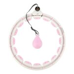 Hhw06 hula hoop rose avec poids + compteur hms