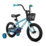 Hiland keano v�lo enfant avec roues stabilisatrices, frein sur jante avant et frein a r�trop�dale arri�re, ...
