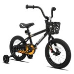 Hiland keano v�lo enfant avec roues stabilisatrices, frein sur jante avant et frein a r�trop�dale arri�re, ...