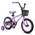 Hiland keano v�lo enfant avec roues stabilisatrices, frein sur jante avant et frein a r�trop�dale arri�re, ...