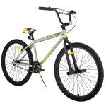 Hiland v�lo bmx 26 pouces pour gar�ons et filles, bmx freestyle pour hommes et femmes - gris