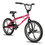 Hiland v�lo bmx enfant 20 pouces, rayons 5, pour gar�ons et filles a partir de 7 a 13 ans, rotor 360 ...