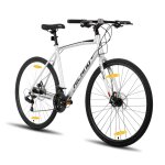 Hiland v�lo de course 28 pouces, 21 vitesses pour homme, v�lo de ville avec frein a disque, cadre 530mm, ...