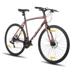 Hiland v�lo de course 28 pouces, 21 vitesses pour homme, v�lo de ville avec frein a disque, cadre 530mm, ...