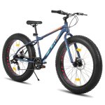 Hiland v�lo enfant fatbike 26 pouces, 7 vitesses, double frein a disque, vtt pour gar�ons et filles - ...