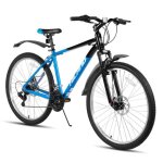 Hiland vtt 26 pouces, 18 vitesses, fourche suspendue, cadre en aluminium, freins a disque, pour homme ...
