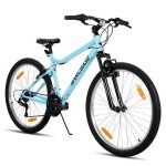 Hiland vtt 26 pouces pour femme, 18 vitesses, vtt pour femme avec freins en v, vtt robuste pour femme, ...