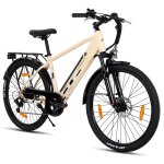 Hiland vtt electrique 26 pouces, e - mtb 250w avec batterie 36v 7. 8ah, v�lo tout - terrain a freins ...
