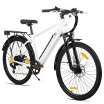 Hiland vtt electrique 26 pouces, moteur 250w, batterie 10, 4ah, e - mtb 7 vitesses, double frein a disque, ...