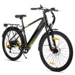 Hiland vtt electrique 26 pouces, moteur 250w, batterie 10, 4ah, e - mtb 7 vitesses, double frein a disque, ...